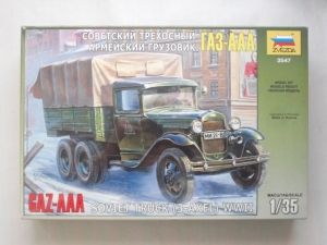 ZVEZDA 1/35 3547 WWII GAZ-AAA SOVIET TRUCK